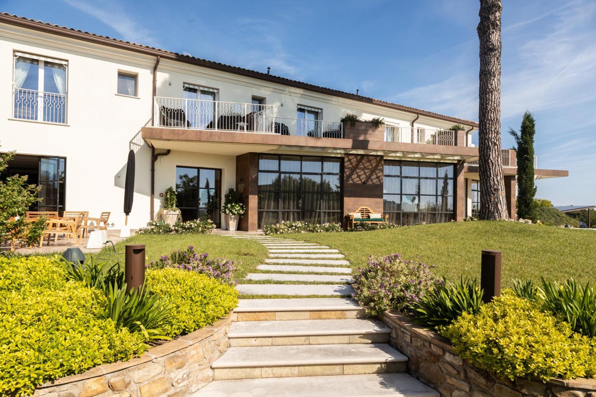 Villa Francesca Relais Gradara Bagian luar foto